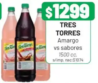 Almacor Tres torres amargo vs sabores oferta