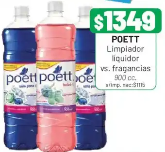 Almacor Poett limpiador líquido vs. fragancias oferta