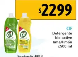 Nini Mayorista Cif detergente bio active lima/limón oferta