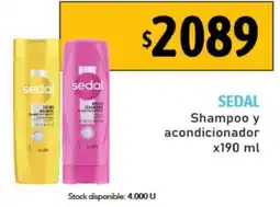 Nini Mayorista Sedal shampoo y acondicionador oferta
