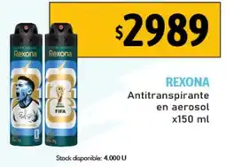 Nini Mayorista Rexona antitranspirante en aerosol oferta