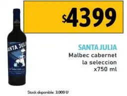 Nini Mayorista Santa julia malbec cabernet la seleccion oferta