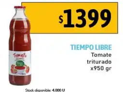 Nini Mayorista Tiempo libre tomate triturado oferta