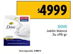 Nini Mayorista Dove jabón blanco oferta