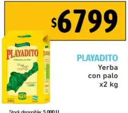 Nini Mayorista Playadito yerba con palo oferta