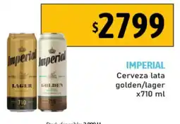 Nini Mayorista Imperial cerveza lata golden/lager oferta