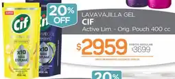 Alvear Cif lavavajilla gel active lim. oferta