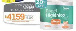 Alvear Alvear papel higiénico oferta