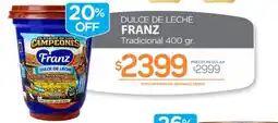 Alvear Franz dulce de leche tradicional oferta