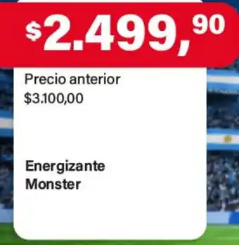 Supermercados Damesco Monster energizante oferta