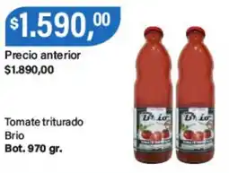 Supermercados Damesco Brio tomate triturado oferta
