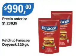 Supermercados Damesco Fanacoa ketchup oferta