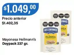 Supermercados Damesco Hellmann's mayonesa clásica oferta