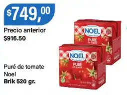 Supermercados Damesco Noel puré de tomate oferta