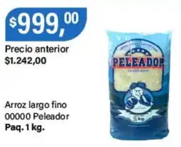 Supermercados Damesco Peleador arroz largo fino oferta