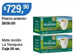 Supermercados Damesco La tranquera mate cocido oferta