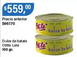 Supermercados Damesco Otito dulce de batata oferta