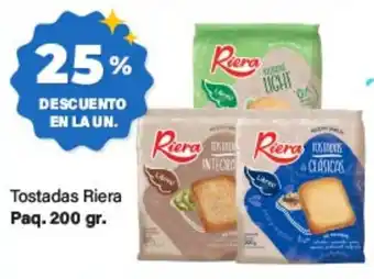 Supermercados Damesco Riera tostadas oferta