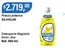 Supermercados Damesco Magistral detergente limón ultra oferta