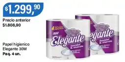 Supermercados Damesco Elegant papel higienico oferta