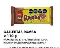 Disco Rumba galletitas oferta