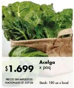Disco Acelga oferta