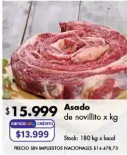 Disco Asado de novillito oferta