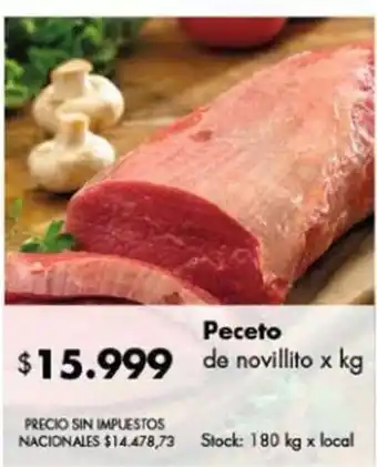 Disco Peceto de novillito oferta