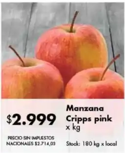 Disco Manzana Cripps pink oferta