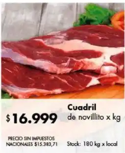 Disco Cuadril de novillito oferta