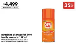 Disco Off! repelente de insectos family oferta
