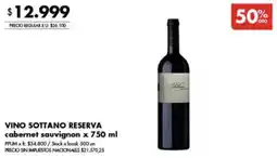 Disco Vino sottano reserva cabernet sauvignon oferta