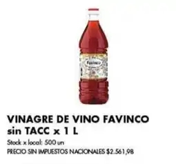 Disco Favinco vinagre de vino oferta