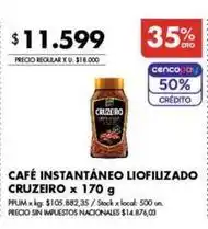 Disco Café instantáneo liofilizado oferta