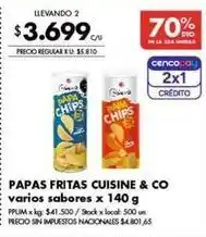 Disco Papas fritas oferta