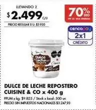 Disco Dulce de leche repostero cuisine & co oferta