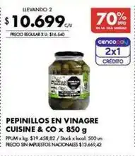 Disco Pepinillos en vinagre oferta