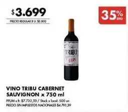 Disco Vino tribu cabernet sauvignon oferta