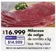 Disco Milanesa de nalga de novillito oferta
