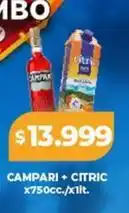 Supermayorista Vital Campari - campari + citric oferta