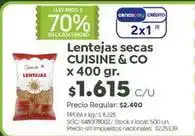 Jumbo Lentejas secas oferta