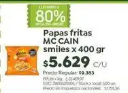 Jumbo Mc cain - papas fritas smiles oferta