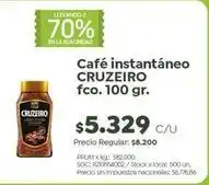 Jumbo Café instantáneo fco. 100 gr oferta