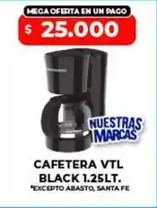 Supermayorista Vital Cafetera vtl black oferta