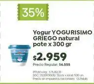 Jumbo Yogurísimo - yogur griego natural oferta