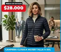 Supermayorista Vital Kin - campera clásica mujer oferta