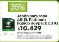 Jumbo Ariel - jabón para ropa líquido doypack oferta