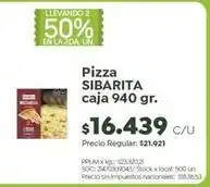Jumbo Sibarita - pizza sibarita caja oferta