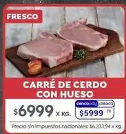 Jumbo Carré de cerdo con hueso oferta