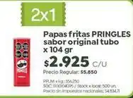 Jumbo Pringles - papas fritas sabor original tubo oferta